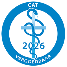 CAT vergoedbaar schild 2026